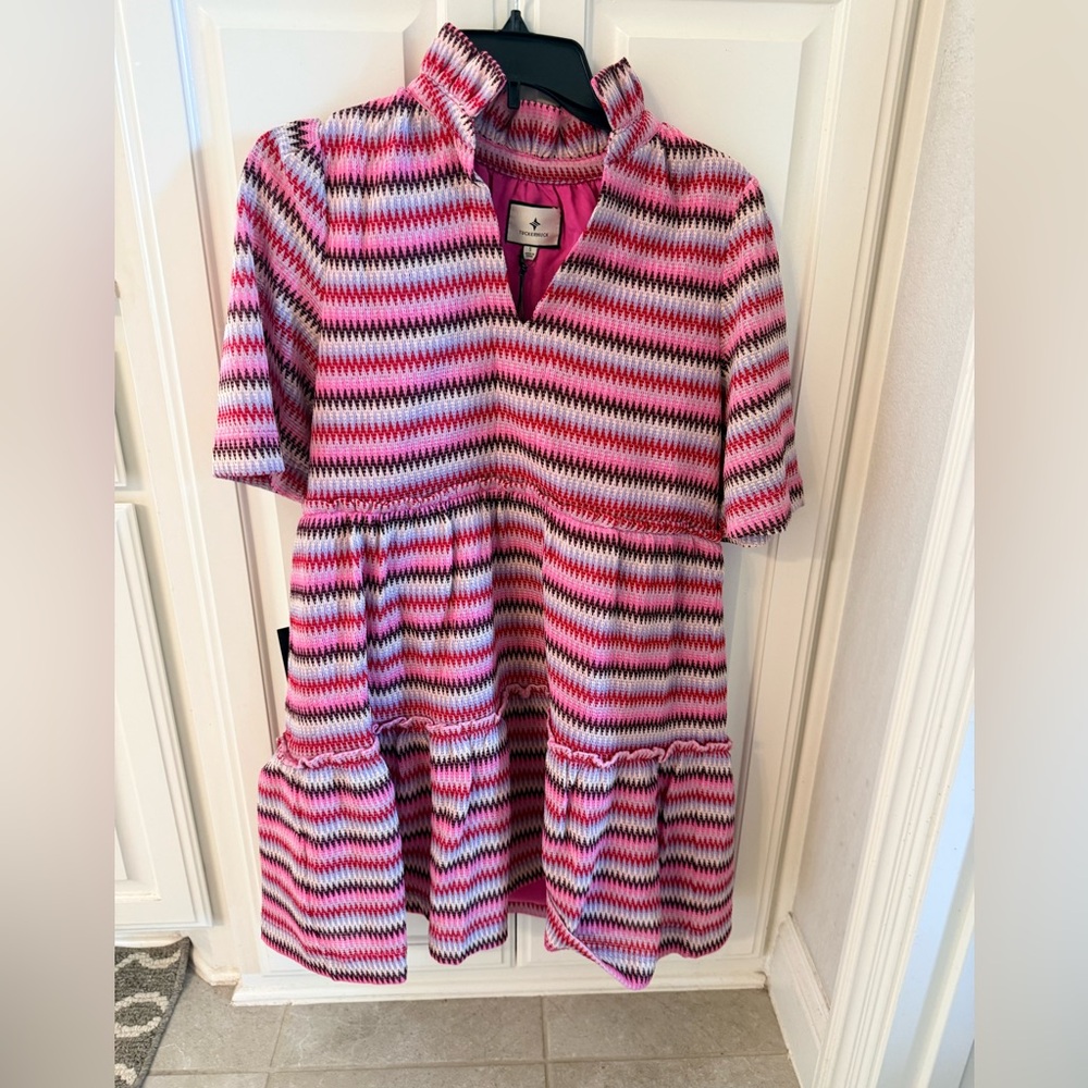 Tuckernuck Pink and Black Patterned Garment